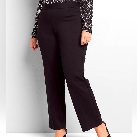Lane Bryant Pants - Lane Bryant Pull-on Ponte Straight Pants